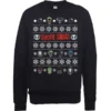 DC Comics Suicide Squad Character Faces Black Christmas Jumper -Cheap Christmas Franchises Store 11574606 1494528654118688