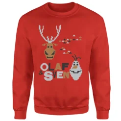 Disney Frozen Christmas Olaf And Snowmens Red Christmas Jumper 9 Disney Frozen Christmas Olaf And Snowmens Red Christmas Jumper -Cheap Christmas Franchises Store 11574870 1664626062578827