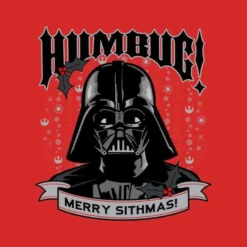 Star Wars Christmas Darth Vader Humbug! Red T-Shirt 10 Star Wars Christmas Darth Vader Humbug! Red T-Shirt -Cheap Christmas Franchises Store 11602251 4844626636078273