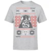 Star Wars Christmas Darth Vader Face Sabre Knit Grey T-Shirt 1 Star Wars Christmas Darth Vader Face Sabre Knit Grey T-Shirt -Cheap Christmas Franchises Store 11602323 5274530721717152