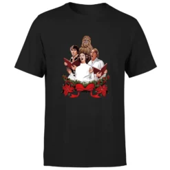 Star Wars Christmas Jedi Carols Black T-Shirt 13 Star Wars Christmas Jedi Carols Black T-Shirt -Cheap Christmas Franchises Store 11602335 1964626647823432