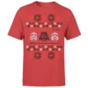 Star Wars Christmas Imperial Knit Red T-Shirt -Cheap Christmas Franchises Store 11602341 1244530709486557
