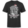 Star Wars Christmas Happy Holidays Droids Black T-Shirt -Cheap Christmas Franchises Store 11602389 1304530709964754