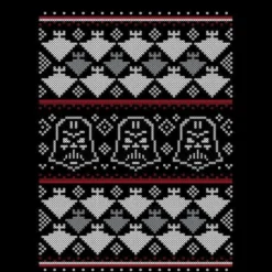 Star Wars Christmas Imperial Darth Vader Black T-Shirt -Cheap Christmas Franchises Store 11602413 1994626633579042