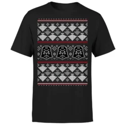 Star Wars Christmas Imperial Darth Vader Black T-Shirt -Cheap Christmas Franchises Store 11602413 7664626633642639