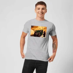 Star Wars Christmas Jawa Tree Grey T-Shirt -Cheap Christmas Franchises Store 11602419 1374626633751875