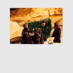 Star Wars Christmas Jawa Tree Grey T-Shirt -Cheap Christmas Franchises Store 11602419 3664626633739248