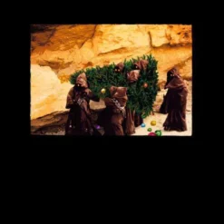 Star Wars Christmas Jawa Tree Black T-Shirt -Cheap Christmas Franchises Store 11602455 1054626635004357