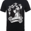 Disney The Nightmare Before Christmas Jack Skellington And Sally Black T-Shirt