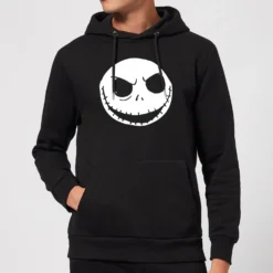 Disney The Nightmare Before Christmas Jack Skellington Black Pullover Hoodie