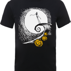 Disney The Nightmare Before Christmas Jack Skellington Pumpkin King Black T-Shirt
