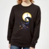 Disney The Nightmare Before Christmas Jack Skellington Pumpkin King Colour Women's Black Sweatshirt -Cheap Christmas Franchises Store 11654476 8974742704842960