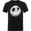 Disney The Nightmare Before Christmas Jack Skellington Crinkle Black T-Shirt -Cheap Christmas Franchises Store 11654512 9214805971701462