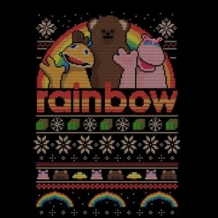 Rainbow Fairisle Christmas Sweatshirt Women's T-Shirt - Black 8 Rainbow Fairisle Christmas Sweatshirt Women's T-Shirt - Black -Cheap Christmas Franchises Store 11811426 8494623442917834