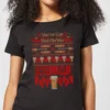 Shaun Of The Dead You've Got Red On You Christmas Women's T-Shirt - Black -Cheap Christmas Franchises Store 11919553 1074624295863590