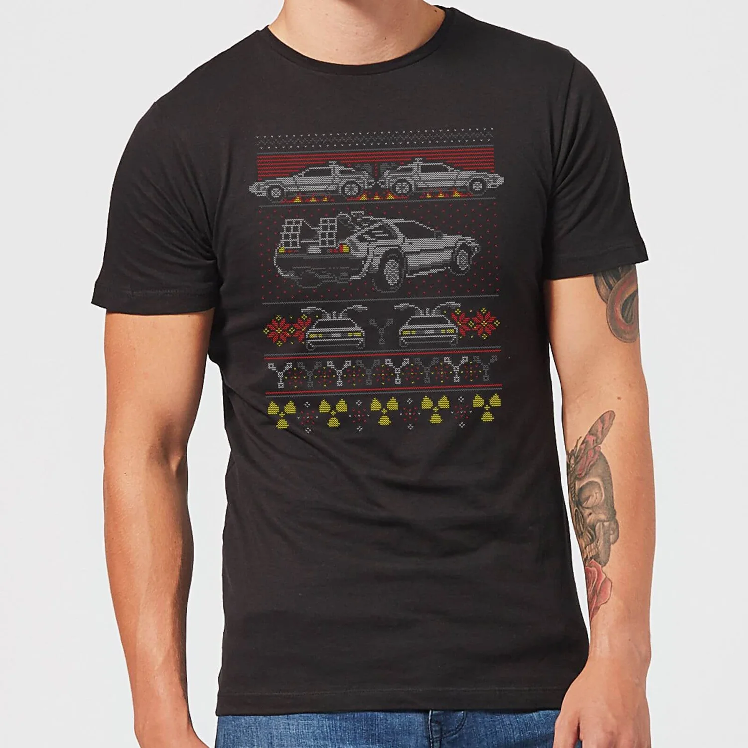 Back To The Future Back In Time For Christmas Men's T-Shirt - Black 3 Back To The Future Back In Time For Christmas Men's T-Shirt - Black