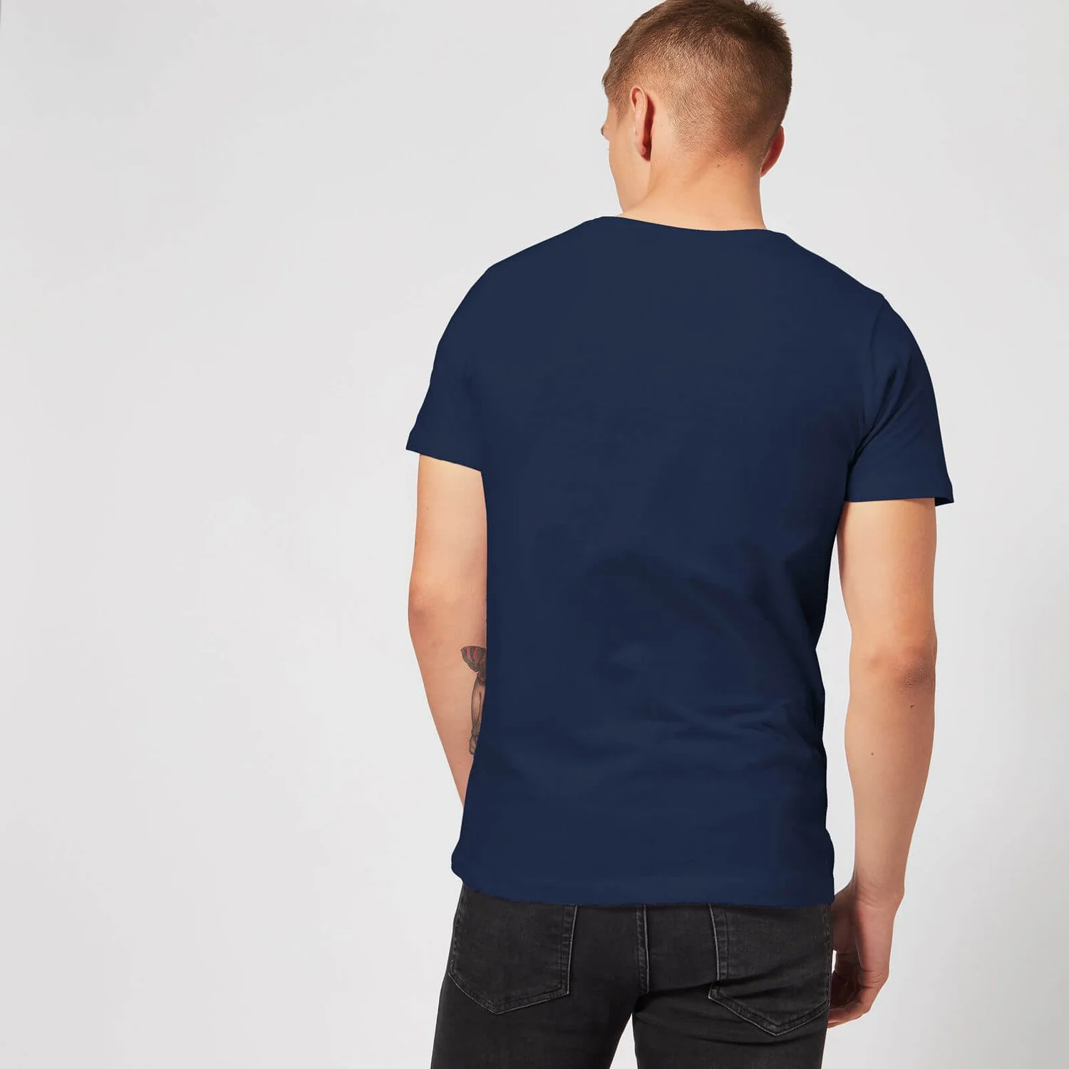 Dr. Seuss The Grinch Ho Ho Ho Men's Christmas T-Shirt - Navy 6 Dr. Seuss The Grinch Ho Ho Ho Men's Christmas T-Shirt - Navy - Image 4