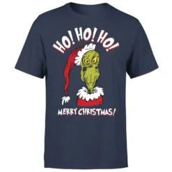 Dr. Seuss The Grinch Ho Ho Ho Men's Christmas T-Shirt - Navy 11 Dr. Seuss The Grinch Ho Ho Ho Men's Christmas T-Shirt - Navy -Cheap Christmas Franchises Store 11920314 1954624782112653