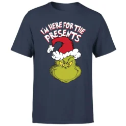 Dr. Seuss The Grinch Im Here For The Presents Men's Christmas T-Shirt - Navy 11 Dr. Seuss The Grinch Im Here For The Presents Men's Christmas T-Shirt - Navy -Cheap Christmas Franchises Store 11920329 2144624782646179