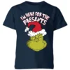 Dr. Seuss The Grinch Im Here For The Presents Kids Christmas T-Shirt - Navy 2 Dr. Seuss The Grinch Im Here For The Presents Kids Christmas T-Shirt - Navy -Cheap Christmas Franchises Store 11920425 1634618860090390