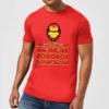 Marvel Avengers Iron Man Pixel Art Men's Christmas T-Shirt - Red -Cheap Christmas Franchises Store 11923509 3004619814718743