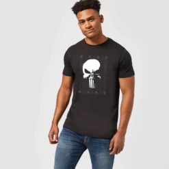 Marvel Punisher Men's Christmas T-Shirt - Black -Cheap Christmas Franchises Store 11923646 1324619813710734