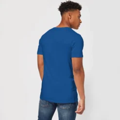 Marvel Avengers Captain America Men's Christmas T-Shirt - Royal Blue -Cheap Christmas Franchises Store 11923675 6324619814647922