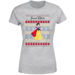 Disney Classic Snow White Women's Christmas T-Shirt - Grey 11 Disney Classic Snow White Women's Christmas T-Shirt - Grey -Cheap Christmas Franchises Store 11923974 6554624498919622