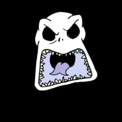 Disney Nightmare Before Christmas Jack Skellington Angry Face Women's T-Shirt - Black -Cheap Christmas Franchises Store 11926252 1184621129557768