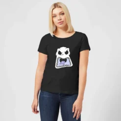 Disney Nightmare Before Christmas Jack Skellington Angry Face Women's T-Shirt - Black -Cheap Christmas Franchises Store 11926252 1924621129685826