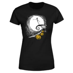 Disney Nightmare Before Christmas Jack Skellington Pumpkin King Women's T-Shirt - Black -Cheap Christmas Franchises Store 11926302 1094621134694377