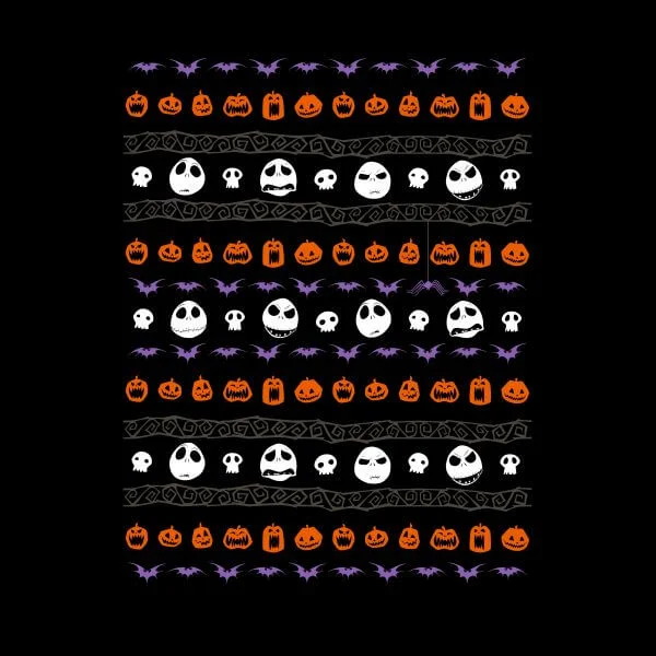 Disney Nightmare Before Christmas Jack Pumpkin Faces Women's T-Shirt - Black 4 Disney Nightmare Before Christmas Jack Pumpkin Faces Women's T-Shirt - Black - Image 2
