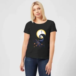 Disney Nightmare Before Christmas Jack Skellington Pumpkin King Colour Women's T-Shirt - Black -Cheap Christmas Franchises Store 11926382 1604621127041458
