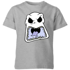 Disney The Nightmare Before Christmas Jack Skellington Angry Face Kids' T-Shirt - Grey