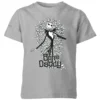 Disney The Nightmare Before Christmas Jack Skellington Bone Daddy Kids' T-Shirt - Grey -Cheap Christmas Franchises Store 11926482 2084621128539511