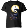 Disney The Nightmare Before Christmas Jack Skellington Pumpkin King Colour Kids' T-Shirt - Black