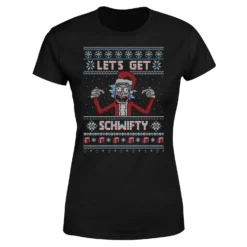 Rick And Morty Lets Get Schwifty Women's Christmas T-Shirt - Black 11 Rick And Morty Lets Get Schwifty Women's Christmas T-Shirt - Black -Cheap Christmas Franchises Store 11927354 1044624297610616