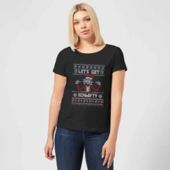 Rick And Morty Lets Get Schwifty Women's Christmas T-Shirt - Black 9 Rick And Morty Lets Get Schwifty Women's Christmas T-Shirt - Black -Cheap Christmas Franchises Store 11927354 1834624297523454