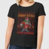 Cartoon Network Johnny Bravo Johnny Bravo Pattern Women's Christmas T-Shirt - Black 2 Cartoon Network Johnny Bravo Johnny Bravo Pattern Women's Christmas T-Shirt - Black -Cheap Christmas Franchises Store 11927733 1404624505619690
