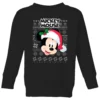 Disney Classic Mickey Mouse Kids Christmas Jumper - Black 1 Disney Classic Mickey Mouse Kids Christmas Jumper - Black -Cheap Christmas Franchises Store 11928198 1804621629893475