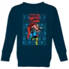 Marvel Avengers Thor Kids Christmas Jumper - Navy 1 Marvel Avengers Thor Kids Christmas Jumper - Navy -Cheap Christmas Franchises Store 11928240 7244621630192332