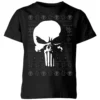 Marvel Punisher Kids Christmas T-Shirt - Black -Cheap Christmas Franchises Store 11928342 1334621631164230