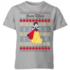 Disney Classic Snow White Kids Christmas T-Shirt - Grey -Cheap Christmas Franchises Store 11928348 2034621631193594