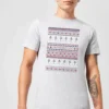 Star Wars On The Nice List Pattern Men's Christmas T-Shirt - Grey -Cheap Christmas Franchises Store 11929450 1434622430987885
