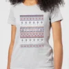 Star Wars On The Nice List Pattern Women's Christmas T-Shirt - Grey 1 Star Wars On The Nice List Pattern Women's Christmas T-Shirt - Grey -Cheap Christmas Franchises Store 11929715 1034624299550872