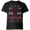 Star Wars Merry Sithmas Knit Kids Christmas T-Shirt - Black -Cheap Christmas Franchises Store 11929886 1624622431996281