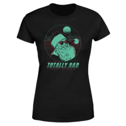 Totally Rad Christmas Women's T-Shirt - Black -Cheap Christmas Franchises Store 11938081 1224624285972467