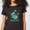 Totally Rad Christmas Women's T-Shirt - Black -Cheap Christmas Franchises Store 11938081 7504624285551657