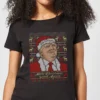 Make Christmas Great Again Donald Trump Women's Christmas T-Shirt - Black -Cheap Christmas Franchises Store 11958673 1984625037701088