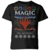 Magic The Gathering Colours Of Magic Knit Kids' Christmas T-Shirt - Black -Cheap Christmas Franchises Store 11961462 2014626361336599
